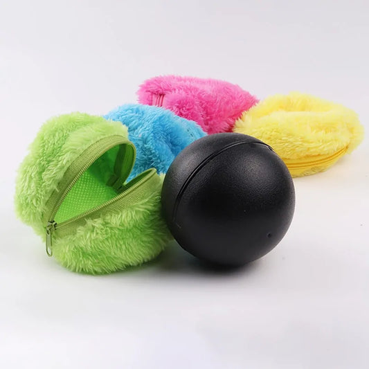 Automatic Pet Plush Ball