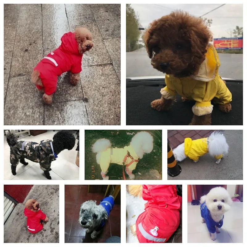 Soft Breathable Pet Raincoat